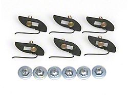 T-Bolt Clip & Nut Kit,55-72 1-5/8 W, 12-Piece Kit 