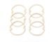 Full Size Chevy Taillight & Back-Up Light Lens Gaskets, 1960