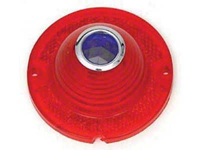 Full Size Chevy Taillight Lens, Blue Dot, 1958