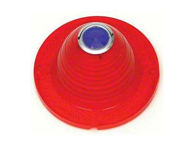 Full Size Chevy Taillight Lens, Blue Dot, 1960-1961