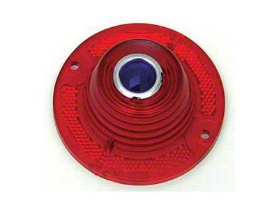 Full Size Chevy Taillight Lens, Blue Dot, 1962