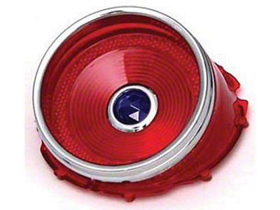 Taillight Lens,With Trim,Blue Dot,1965