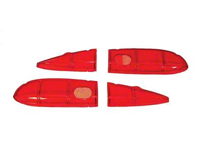 Full Size Chevy Taillight Lenses, El Camino & Wagon, 1959