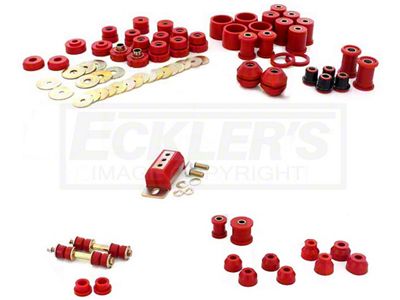 Full Size Chevy Total Bushing Kit, Polyurethane, Impala Convertible, 1965-1970