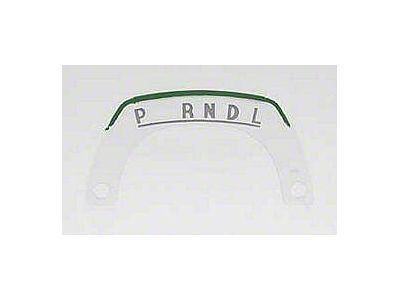 Full Size Chevy Transmission Indicator Lens, Powerglide, 1958