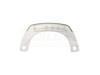 Full Size Chevy Transmission Indicator Lens, Turboglide, 1958