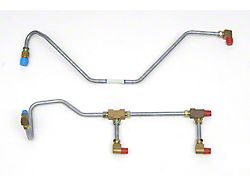 Full Size Chevy Tri-Power Pump To Carburetor Fuel Lines, 348ci, 1958 Late