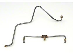 Tri-Power Pump To Carburetor Fuel Lines,w/ Brass Tee,59-61