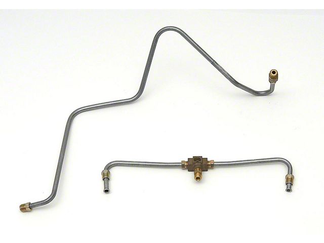 Tri-Power Pump To Carburetor Fuel Lines,w/ Brass Tee,59-61