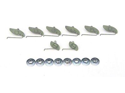 Full Size Chevy Trunk Cove Clip Set, 1962