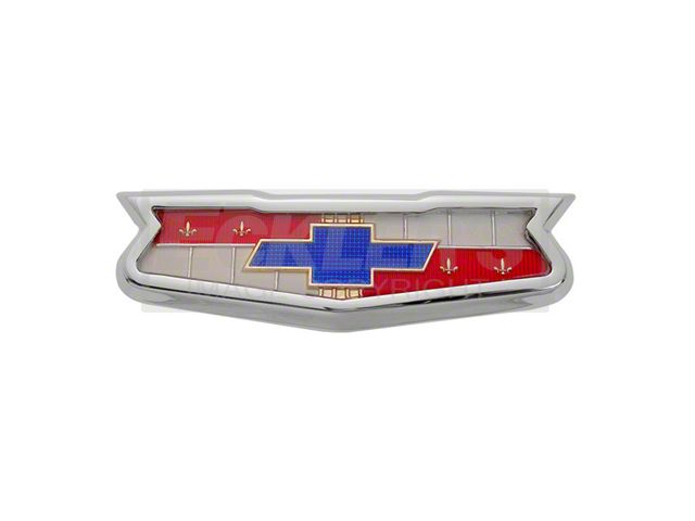 Full Size Chevy Trunk Emblem Assembly, 283ci, 1960