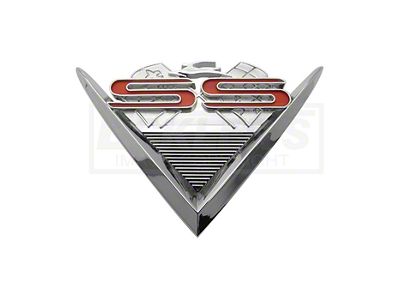 Full Size Chevy Trunk Emblem, Impala SS, 1961