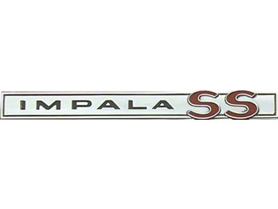 Full Size Chevy Trunk Emblem, Impala SS, 1964