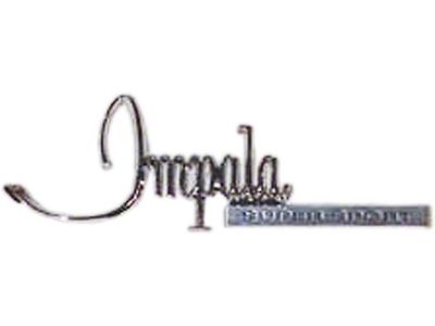 Full Size Chevy Trunk Emblem, Impala SS, 1968