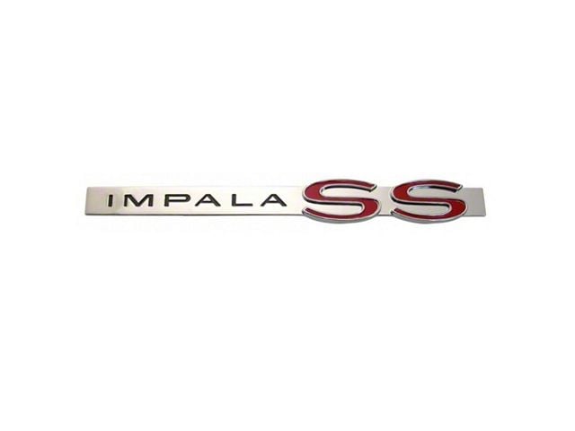 Full Size Chevy Trunk Emblem, Impala SS, Show Quality, 1962