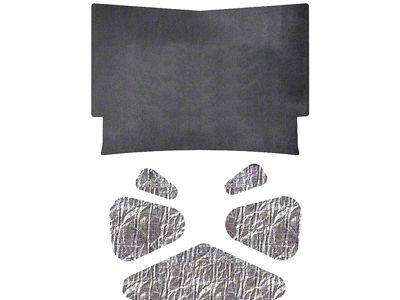 Full Size Chevy Under Hood Cover, Quietride AcoustiHOOD, 3-D Molded, No Logo, 1959-1960