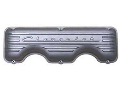 Full Size Chevy Valve Covers, 348ci & 409ci, With Cast Finish, 1958-1965