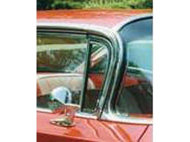 Full Size Chevy Vent Glass, Clear, Non-Date Coded, 2-Door Hardtop, Impala, 1962 (Impala Sports Coupe, Two-Door)