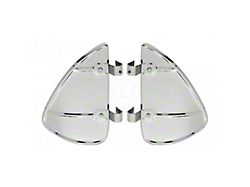 Chevy Vent Window Breezies, Stainless Steel, 55-67 