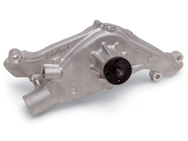 Full Size Chevy Water Pump, 348ci & 409ci, With Cast Finish, Edelbrock,1958-65