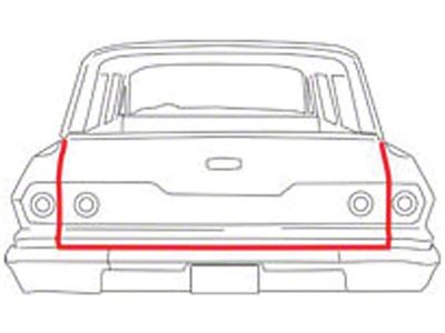 Wagon Tailgate With Molded End, 1961-64