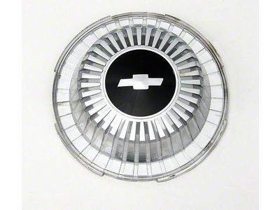 Full Size Chevy Wheel Cover Emblem Insert, Impala, 1964