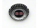 Full Size Chevy Wheel Cover Emblem Insert, Impala SS, 1964