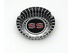 Full Size Chevy Wheel Cover Emblem Insert, Impala SS, 1964