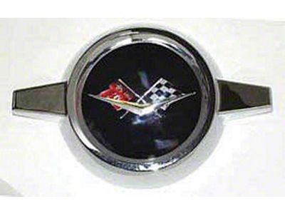 Full Size Chevy Wheel Cover Spinners, With Black Inserts, 1959-1960