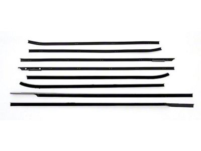 Full Size Chevy Window Felt Kit, 2-Door Hardtop, Impala, 1961, Bel Air, 1962 (Impala Sports Coupe, Two-Door)