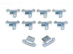 Full Size Chevy Windshield Lower Reveal Molding Clips, Front, 1961-1962