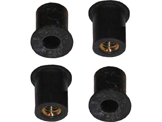 Full Size Chevy Windshield Wiper Motor Nuts, Rubber, 1958