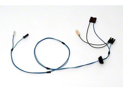 Full Size Chevy Windshield Wiper Motor Wiring Harness, Single-Speed, With Factory Washer, 1960