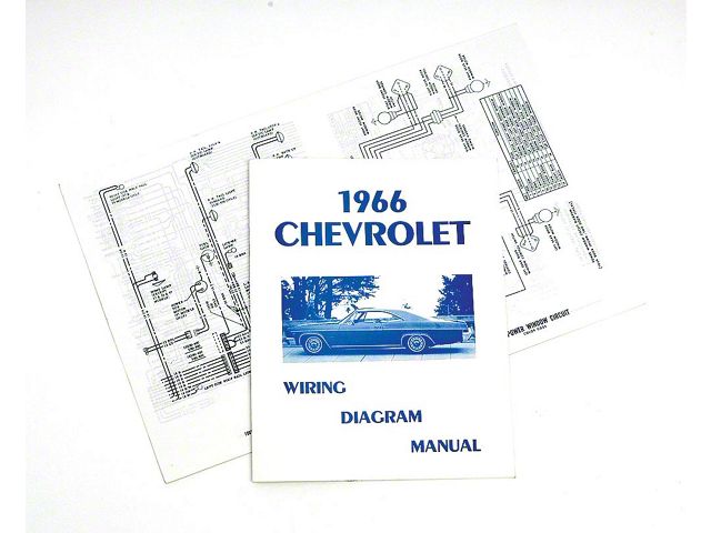 Full Size Chevy Wiring Harness Diagram Manual, 1966