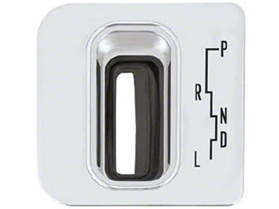 Full Size Chevy Console Shifter Plate, For Cars With Powerglide Automatic Transmissions, Impala Super Sport, 1963