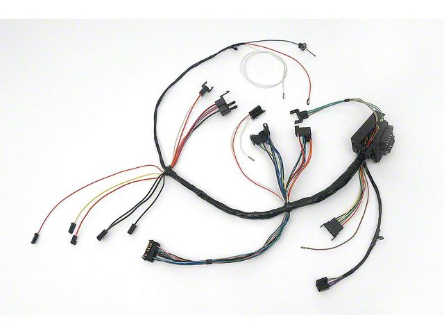 Full Size Chevy Dash Wiring Harness, With Column Shift Automatic Transmission, Air Conditioning & Factory Gauges, 1967