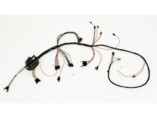 Full Size Chevy Dash Wiring Harness, With Console Shift Automatic Transmission, Factory Gauges & Air Conditioning, 1967