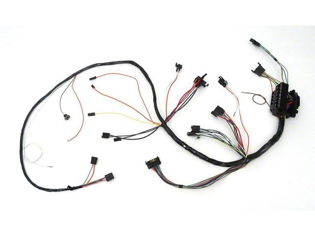 Full Size Chevy Dash Wiring Harness, With Console Shift Automatic Transmission, Warning Lights & Air Conditioning, 1967