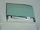 Full Size Chevy Door Glass Assembly, Left, Green Tinted, 1961-1962 Bel Air & 1961 Impala Hardtop (Impala Sports Coupe, Two-Door)