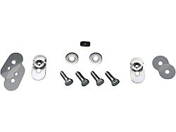 2Dr Hdtp/Convertible Dr Glass Rr Channel Hardwre Set (61-64 Impala)