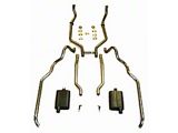 Full Size Ford Dual Exhaust System, Complete, Aluminized, Quickflow Mufflers, 352/390/427/428 FE, 2 Pipes, Hardtop, Sedan, 1963-1964