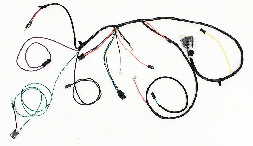 Ecklers Engine Wiring Harness,6Cyl,w/Factory Gauges & A/C,6566