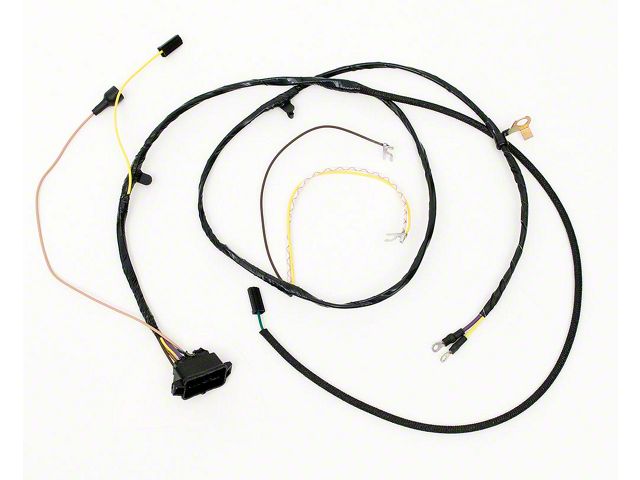 Full Size Chevy Engine Wiring Harness, V8 283ci & 327ci, With Factory Gauges & Air Conditioning, 1967