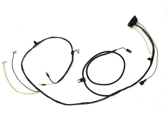 Full Size Chevy Engine Wiring Harness, V8 396ci & 427ci, With Factory Gauges & Air Conditioning, 1967