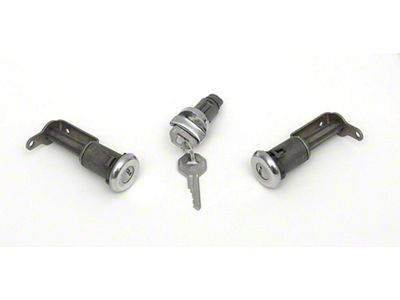 Full Size Chevy Ignition Lock Cylinder & Door Lock Set, With Original Style Keys, 2-Door, 1959-1960