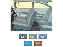 Full Size Chevy Preassembled Door Panel & Quarter Trim Panel Interior Kit Service, 2-Door Sedan, Bel Air, 1960 