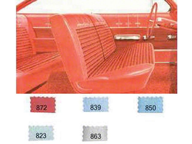 Full Size Chevy Preassembled Door Panel & Quarter Trim Panel Interior Kit Service, 2-Door Hardtop, Bel Air, 1962