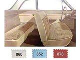 Full Size Chevy Preassembled Door Panel & Quarter Trim Panel Interior Kit Service, 2-Door Sedan, Biscayne, 1963 (Biscayne Sedan, Two-Door)