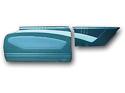 Full Size Chevy Preassembled Door Panel & Quarter Trim Panel Interior Kit Service, 2-Door Hardtop, Impala, 1960 (Impala Sports Coupe, Two-Door)