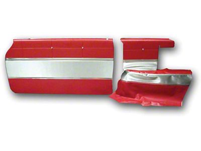 Full Size Chevy Preassembled Door Panel & Quarter Trim Panel Interior Kit Service, Impala Convertible, 1961 (Impala Convertible)